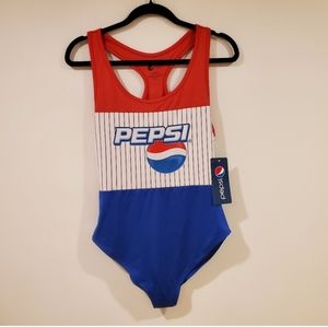 NEW Pepsi Swimsuit Women's Size L